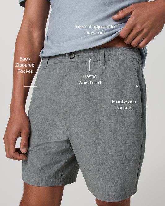Aim Elastic Waist Short 7" - US 5852
