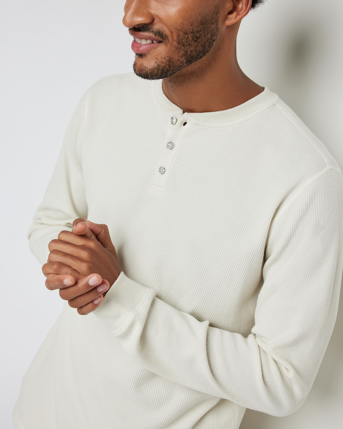 Waffle Henley - US 4952