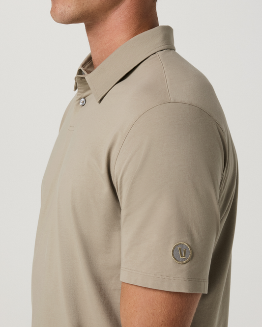 Short Sleeve Feather Polo - US 7284