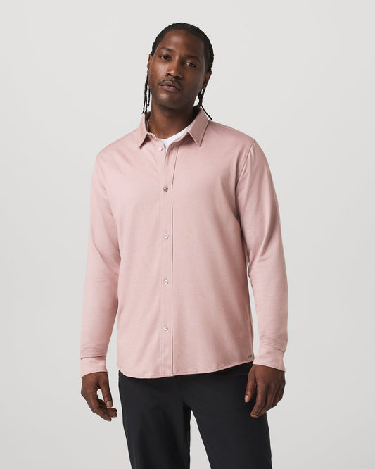 Long Sleeve Knit Oxford Button Down - Classic Fit - US 3760