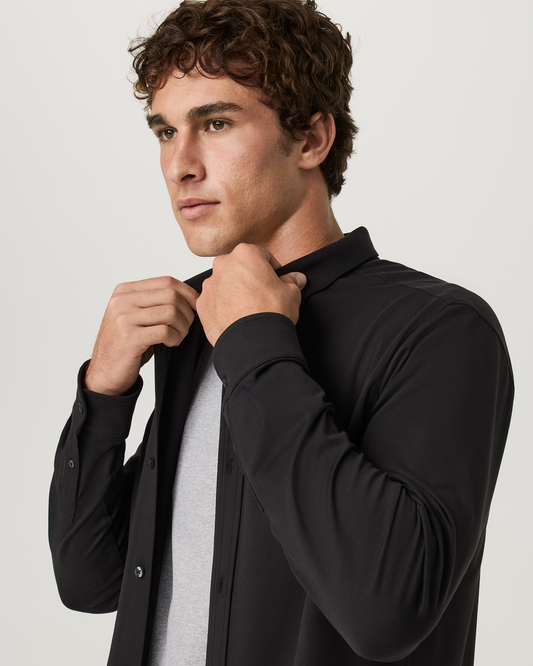 Long Sleeve Ponto Button Down Shirt - US 9201