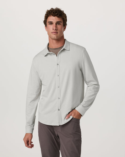 Long Sleeve Ponto Button Down Shirt - US 3948