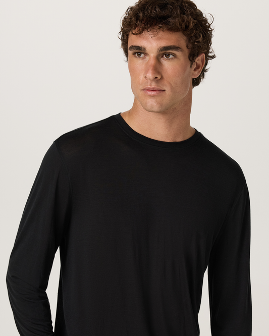 Long Sleeve Merino Wool Tee - US 8652