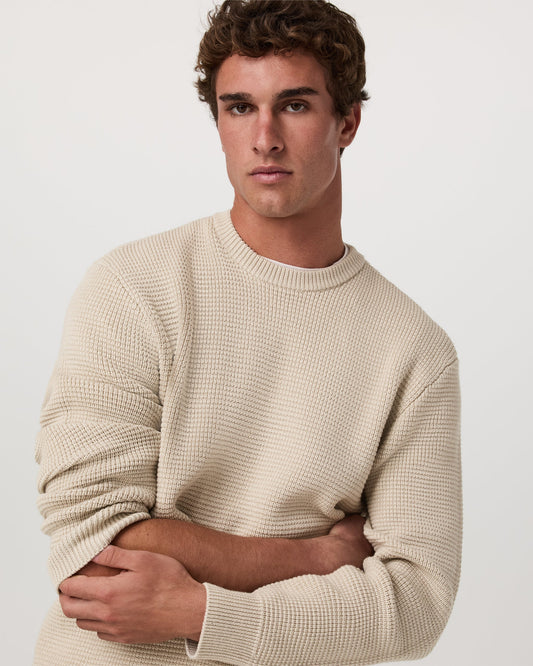 Denver Waffle Crew Sweater - US 7862