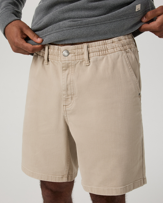 Benton Twill Elastic Waist Short 8" - US 3902