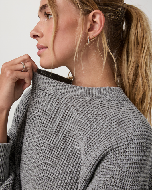 Cotton Waffle Sweater - US 7062