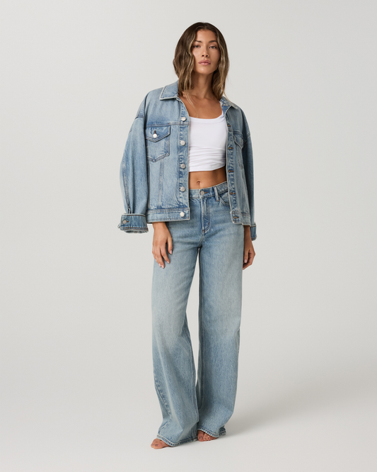 Women's Vuori Vintage Oversized Denim Jacket - US 1287