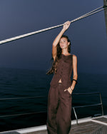 Trestles Twill Button Down Tank - US 6726