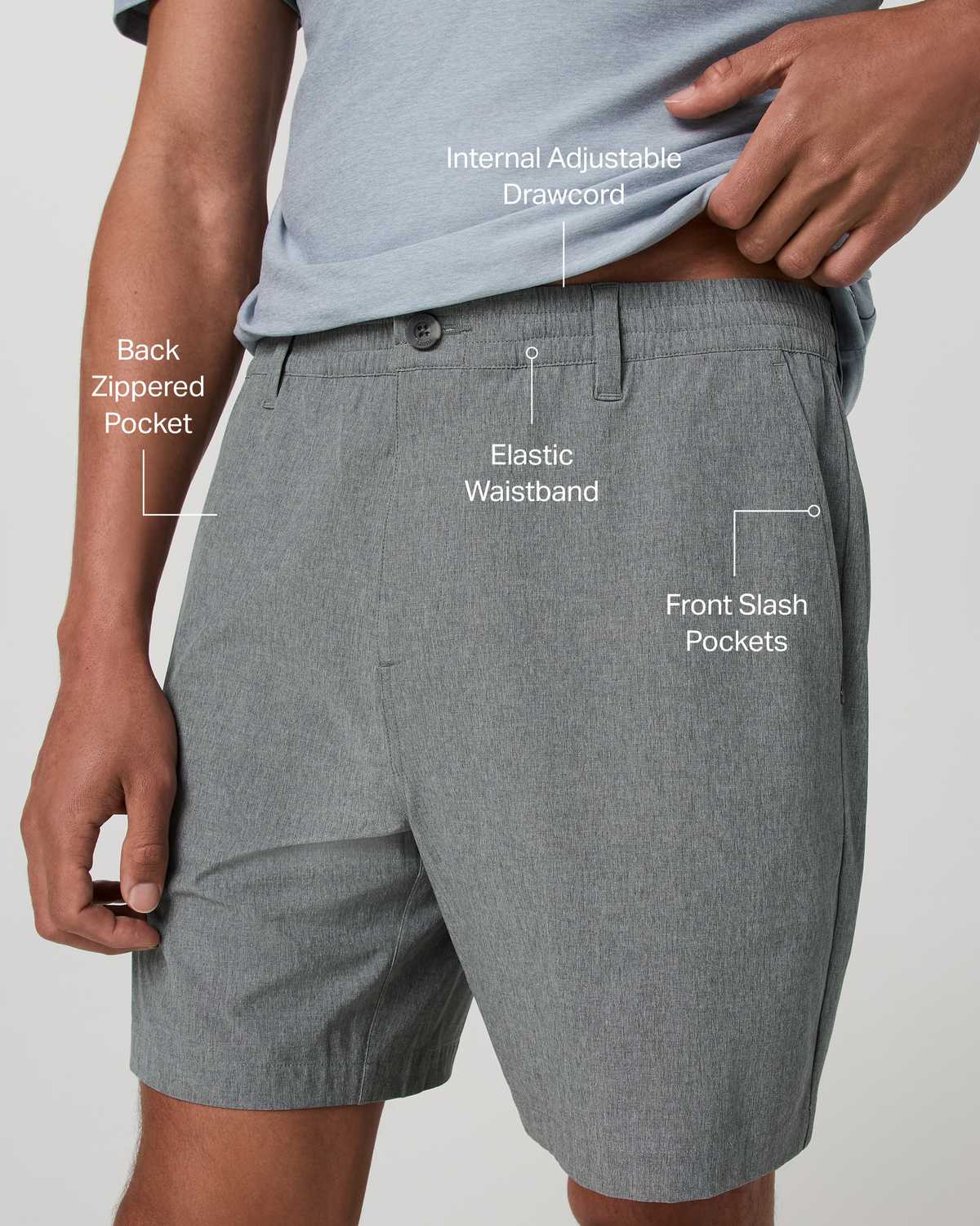 Aim Elastic Waist Short 7" - US 5852