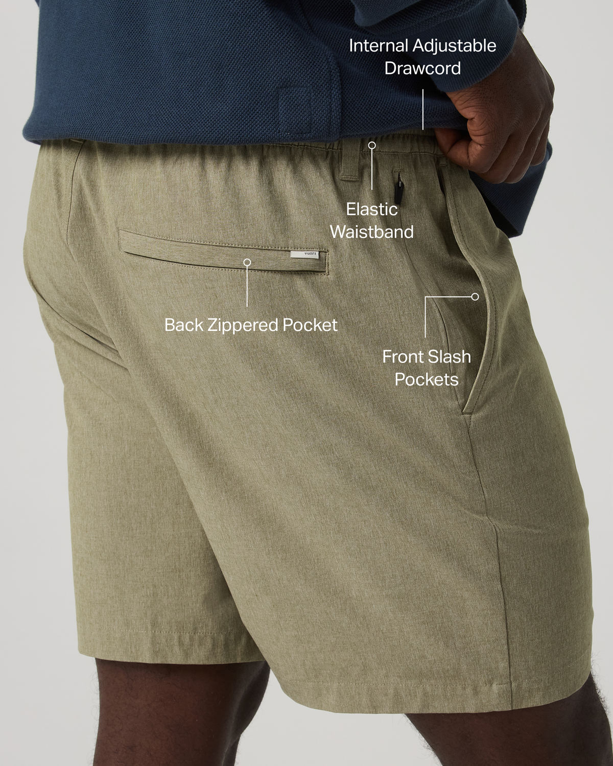 Aim Elastic Waist Short 7" - US 1525