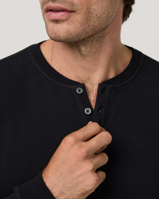 Waffle Henley - US 0473
