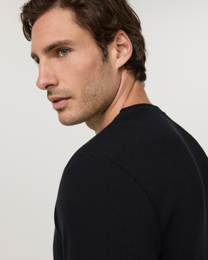 Waffle Henley - US 0473