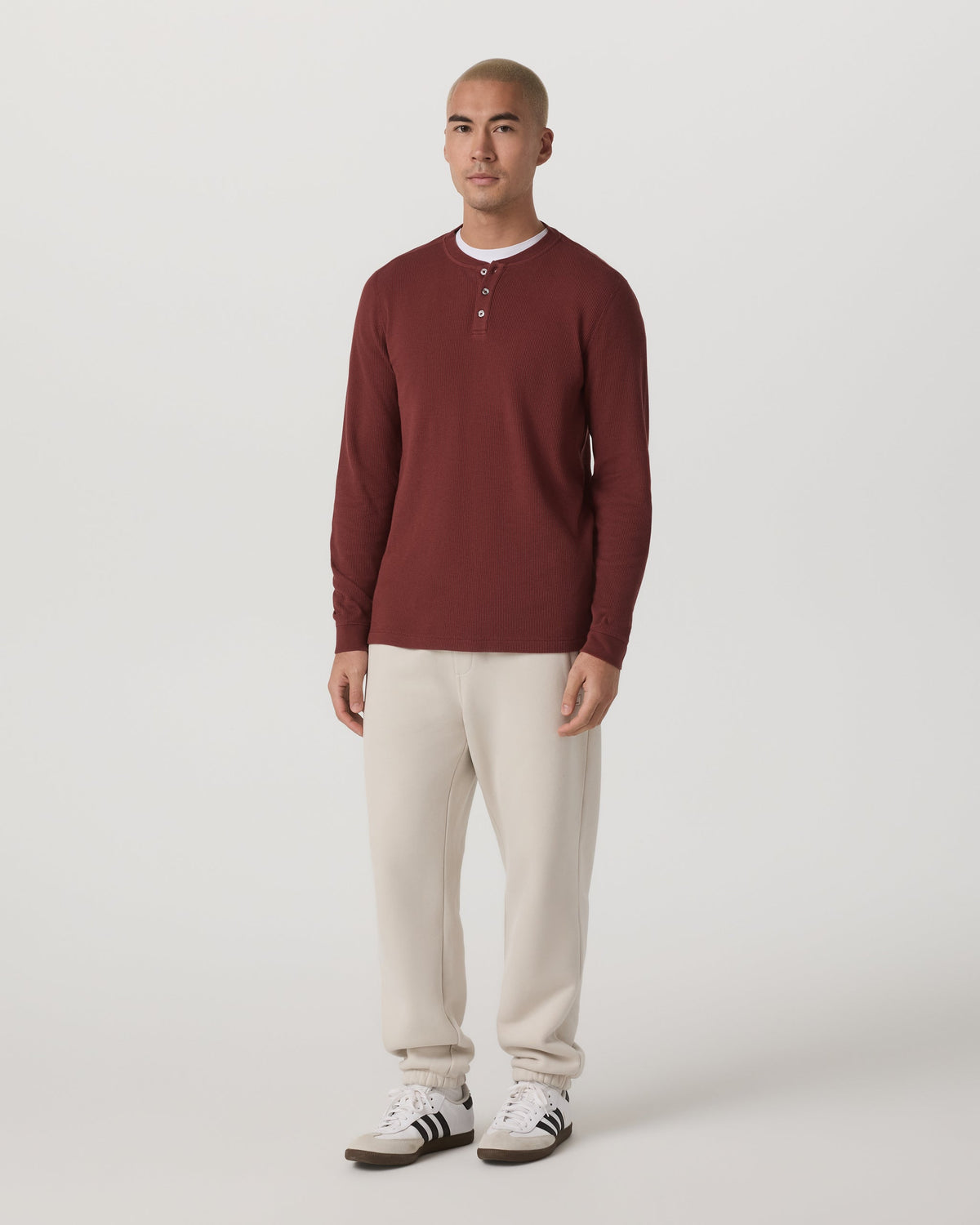 Waffle Henley - US 0123