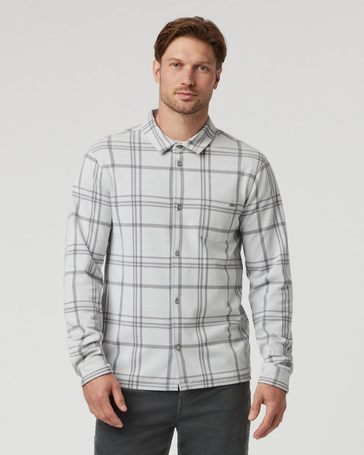 Seaview Plaid Button Down Shirt - US 5362