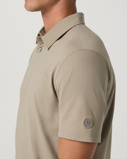 Short Sleeve Feather Polo - US 7284