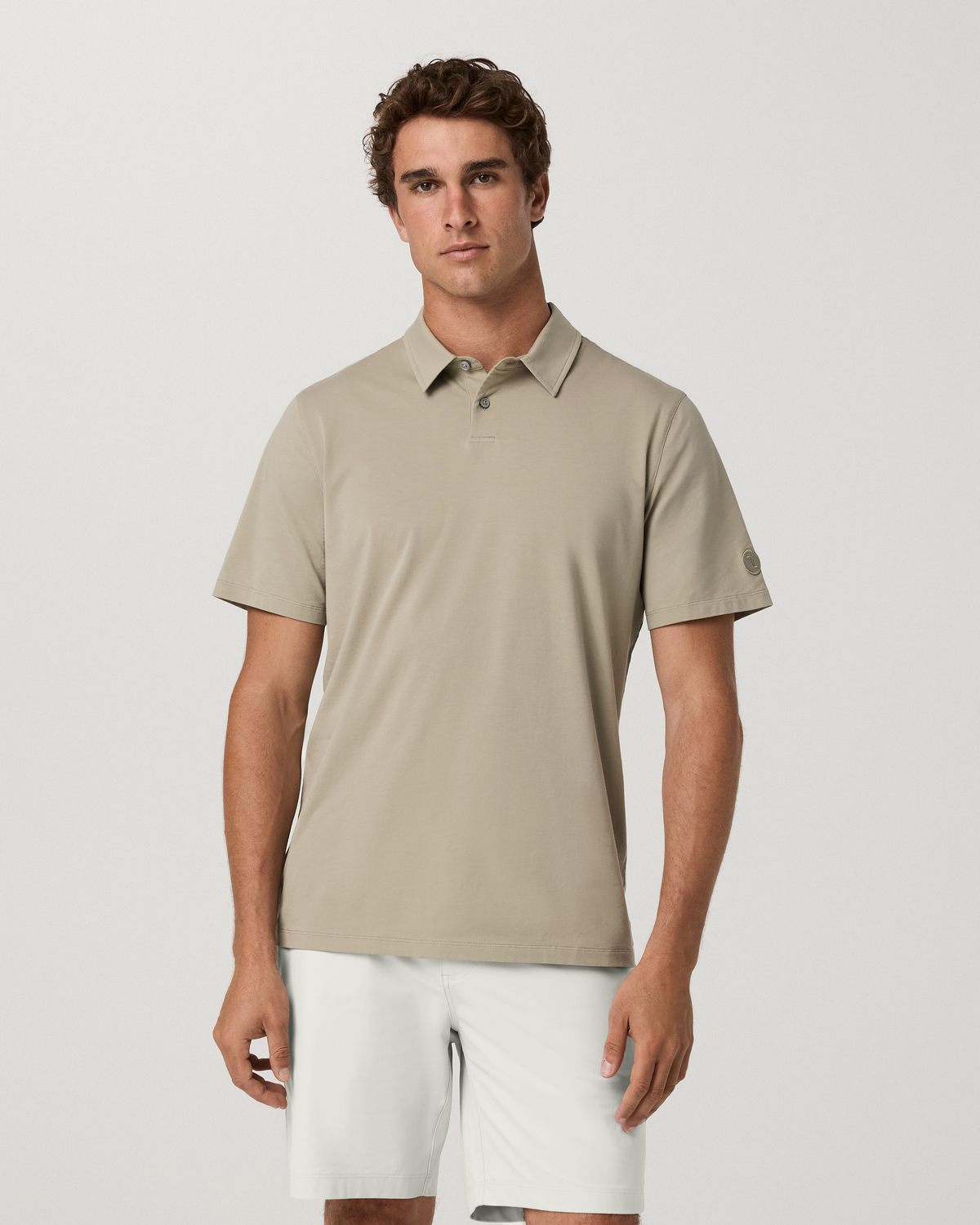 Short Sleeve Feather Polo - US 7284