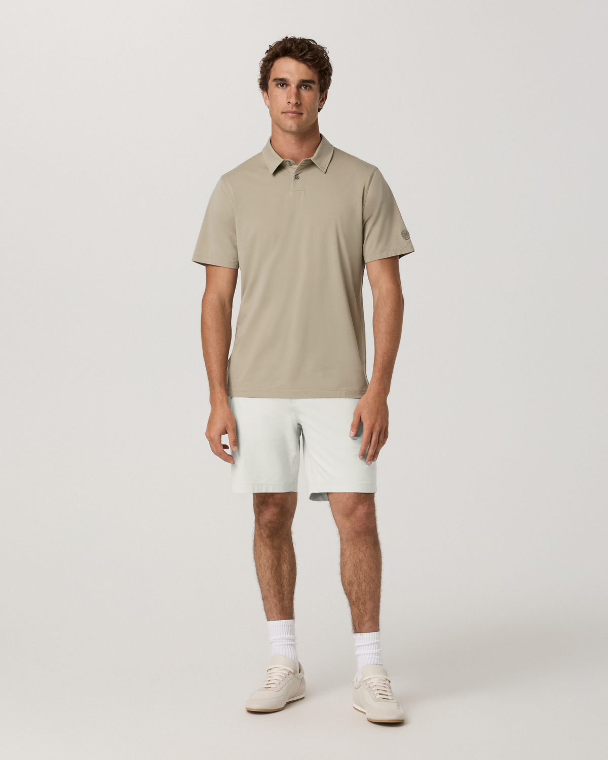 Short Sleeve Feather Polo - US 7284