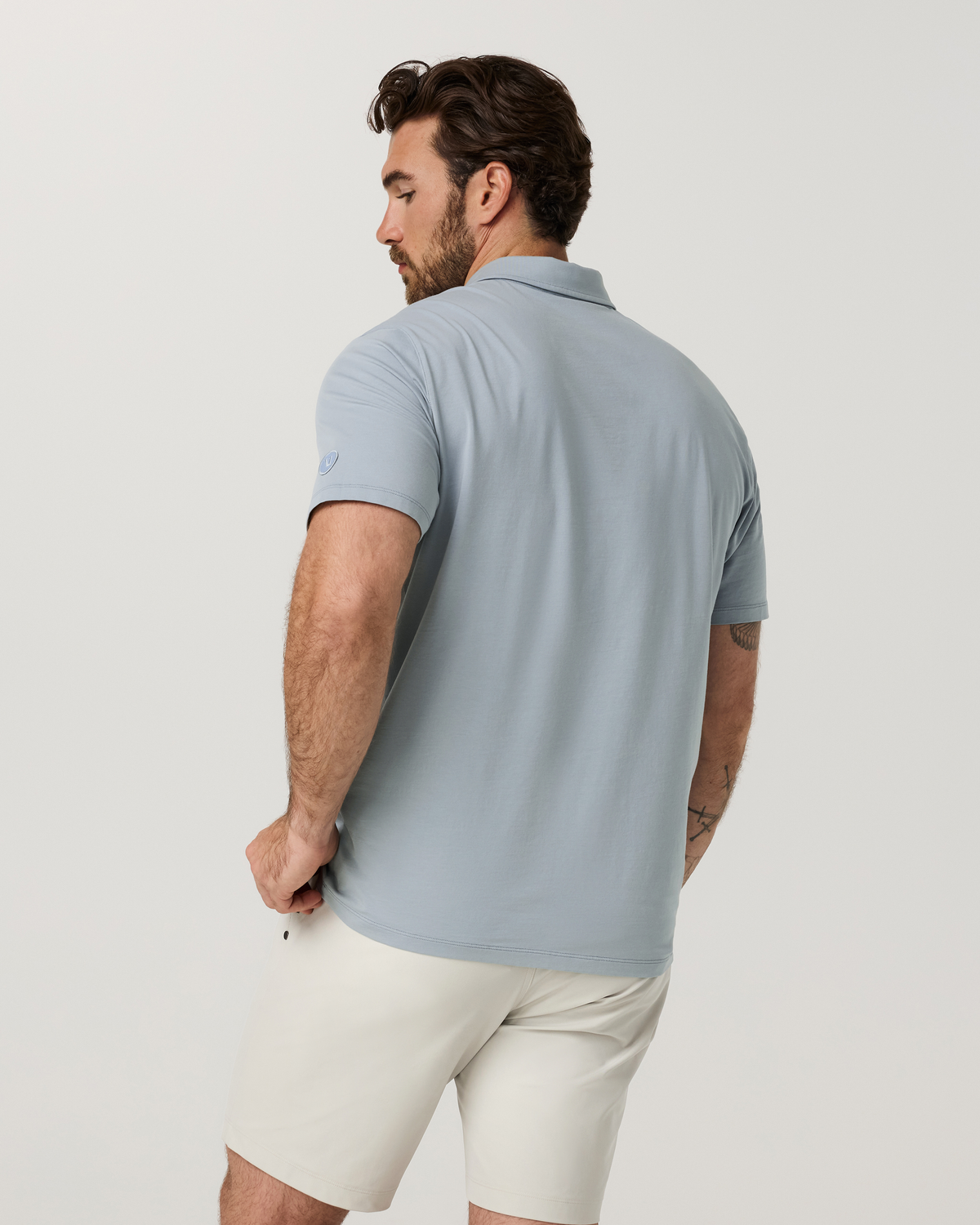 Short Sleeve Feather Polo - US 6012