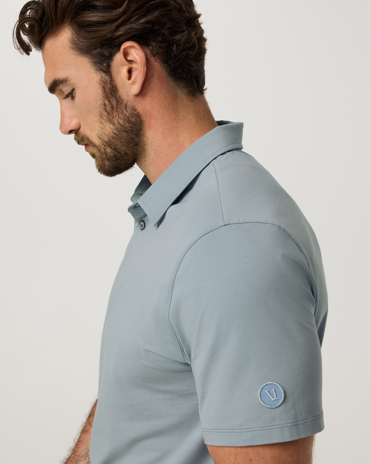 Short Sleeve Feather Polo - US 6012