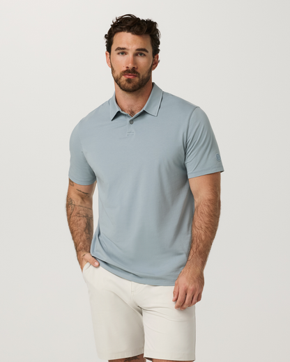 Short Sleeve Feather Polo - US 6012