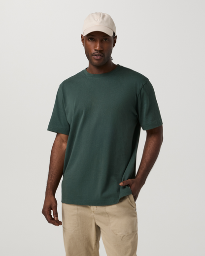 Short Sleeve Vuori Heavyweight Cotton Tee - Relaxed Fit - US 8953