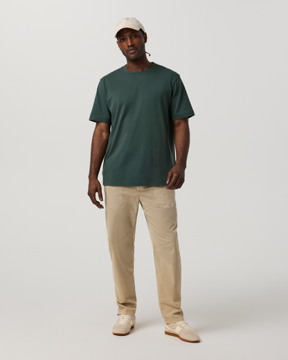 Short Sleeve Vuori Heavyweight Cotton Tee - Relaxed Fit - US 8953