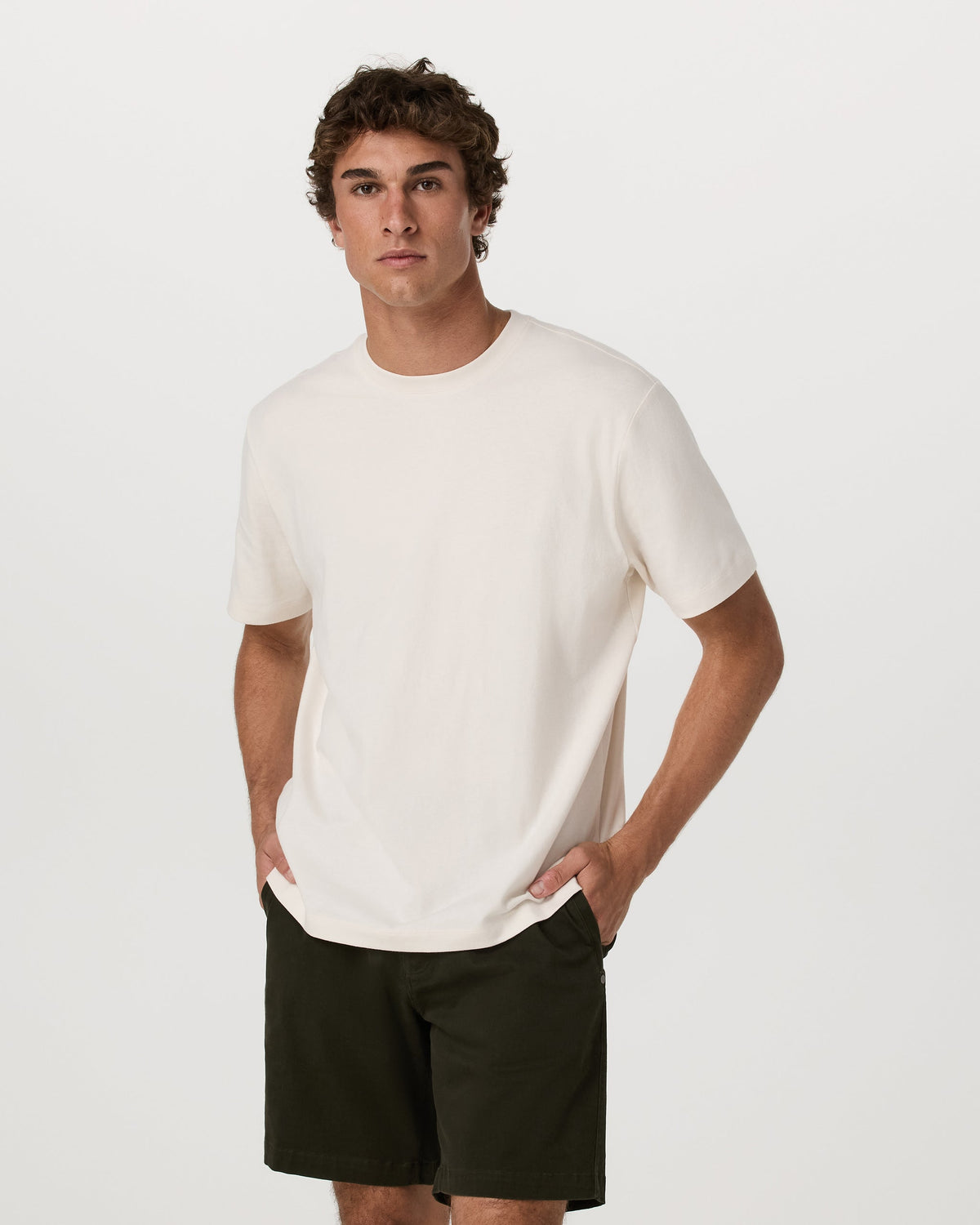 Short Sleeve Vuori Heavyweight Cotton Tee - Relaxed Fit - US 2198