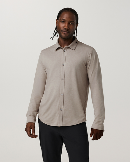 Long Sleeve Ponto Button Down - US 9901