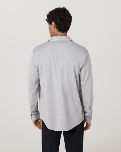 Long Sleeve Ponto Button Down Shirt - US 0013