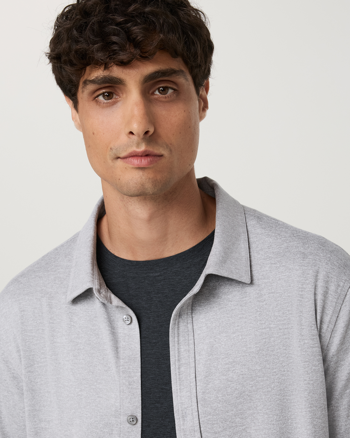 Long Sleeve Ponto Button Down Shirt - US 0013