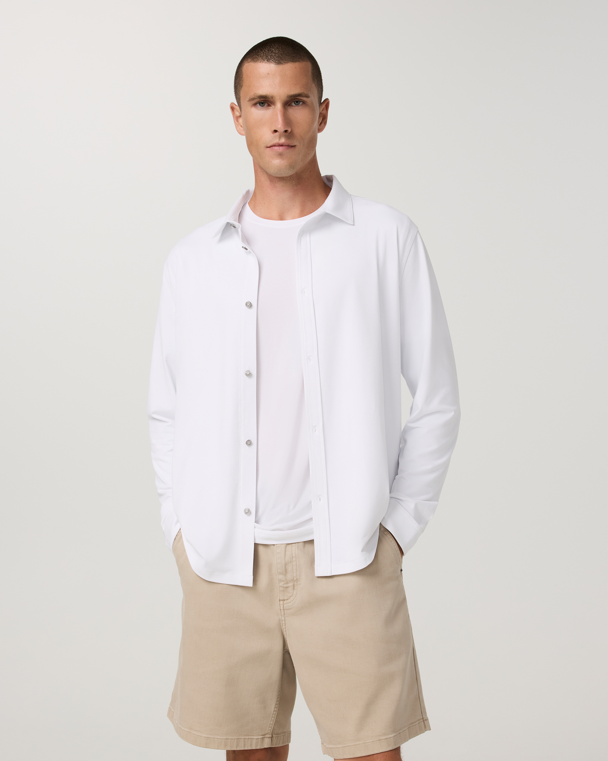 Long Sleeve Ponto Button Down Shirt - US 3207