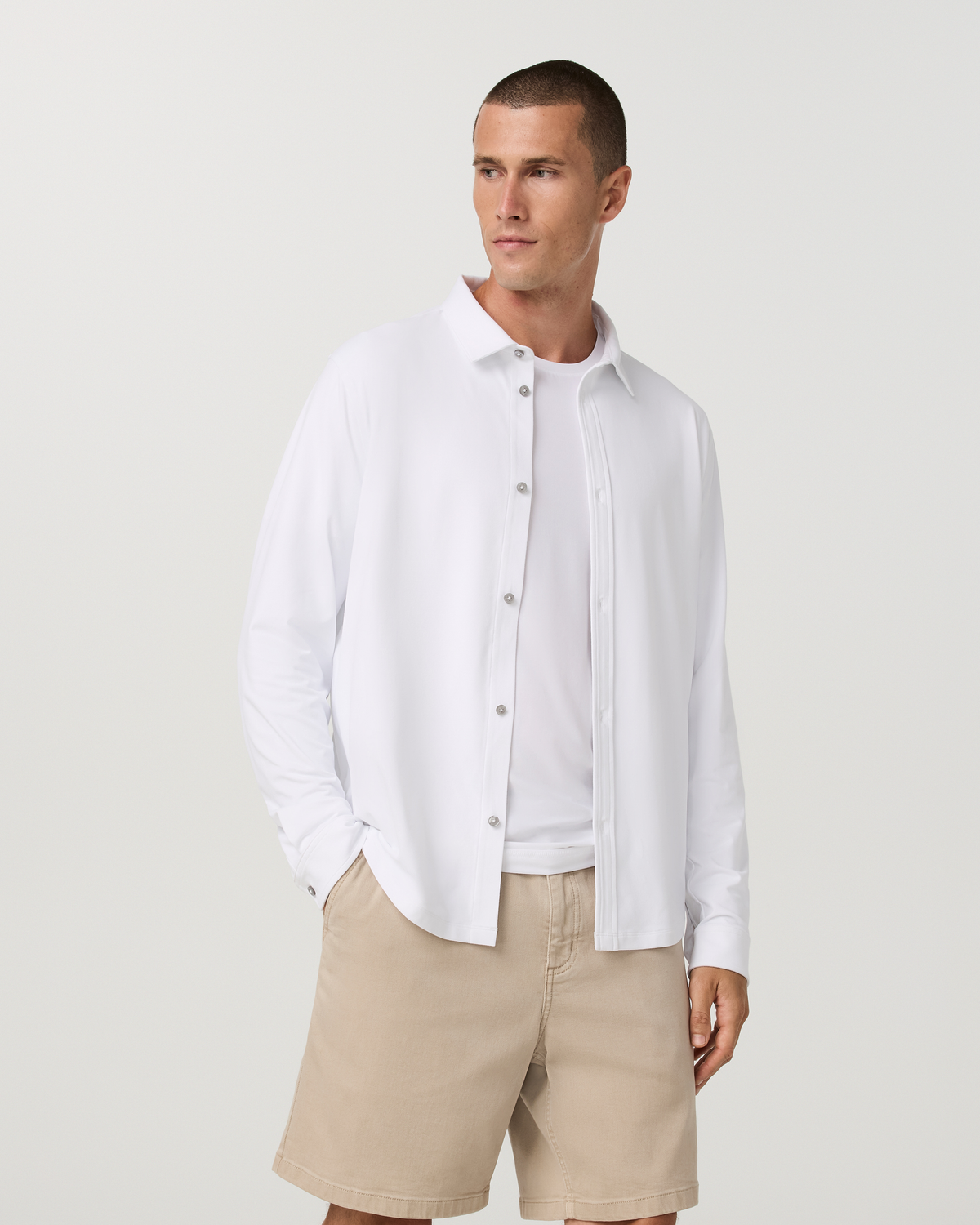 Long Sleeve Ponto Button Down Shirt - US 3207