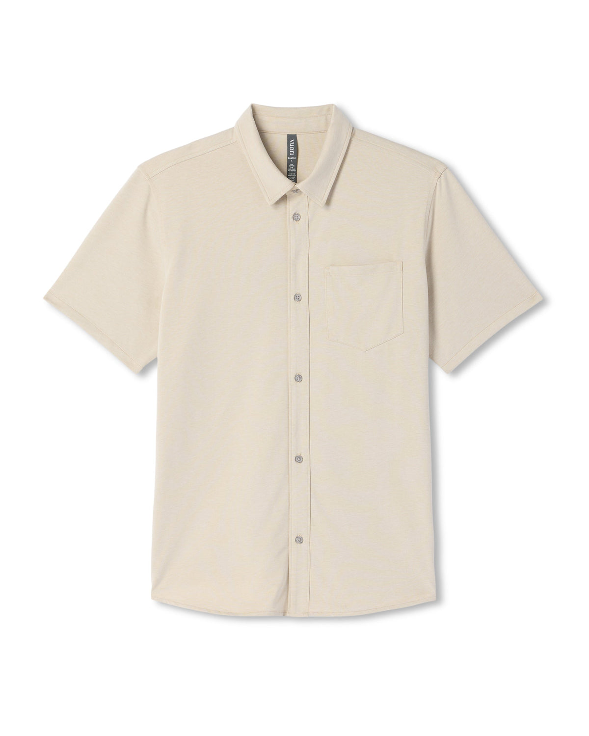 Short Sleeve Knit Oxford Button Down - Classic Fit - US 8563