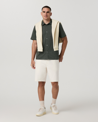 Short Sleeve Ponto Button Down Shirt - US 3535