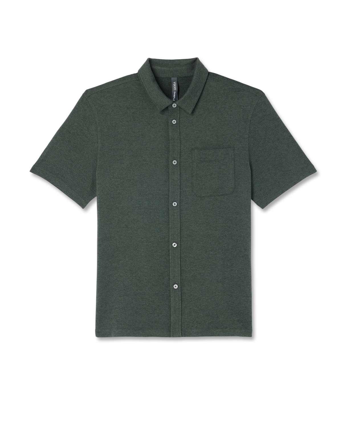 Short Sleeve Ponto Button Down Shirt - US 3535