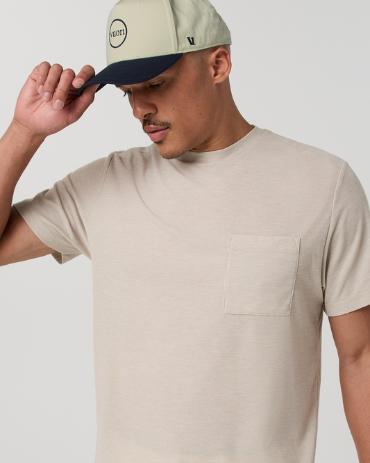 Short Sleeve Micro Waffle Tee - Relaxed Fit - US 7195
