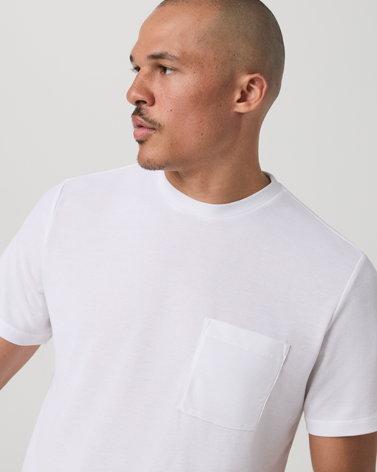 Short Sleeve Micro Waffle Tee - Relaxed Fit - US 3857