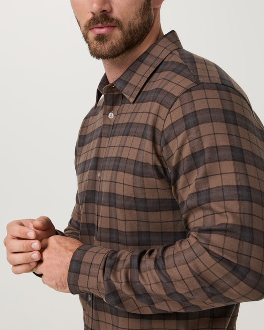 Long Sleeve Midweight Flannel Shirt - US 6614