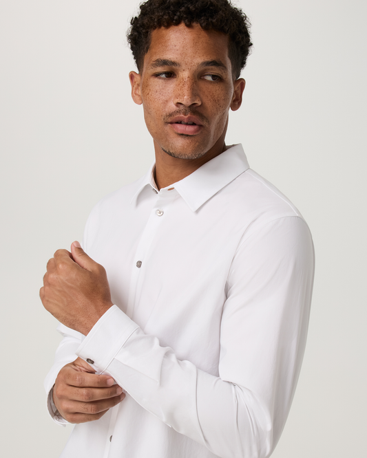 Long Sleeve Manhattan Button Down Shirt - US 5993