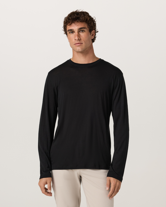 Long Sleeve Merino Wool Tee - US 8652
