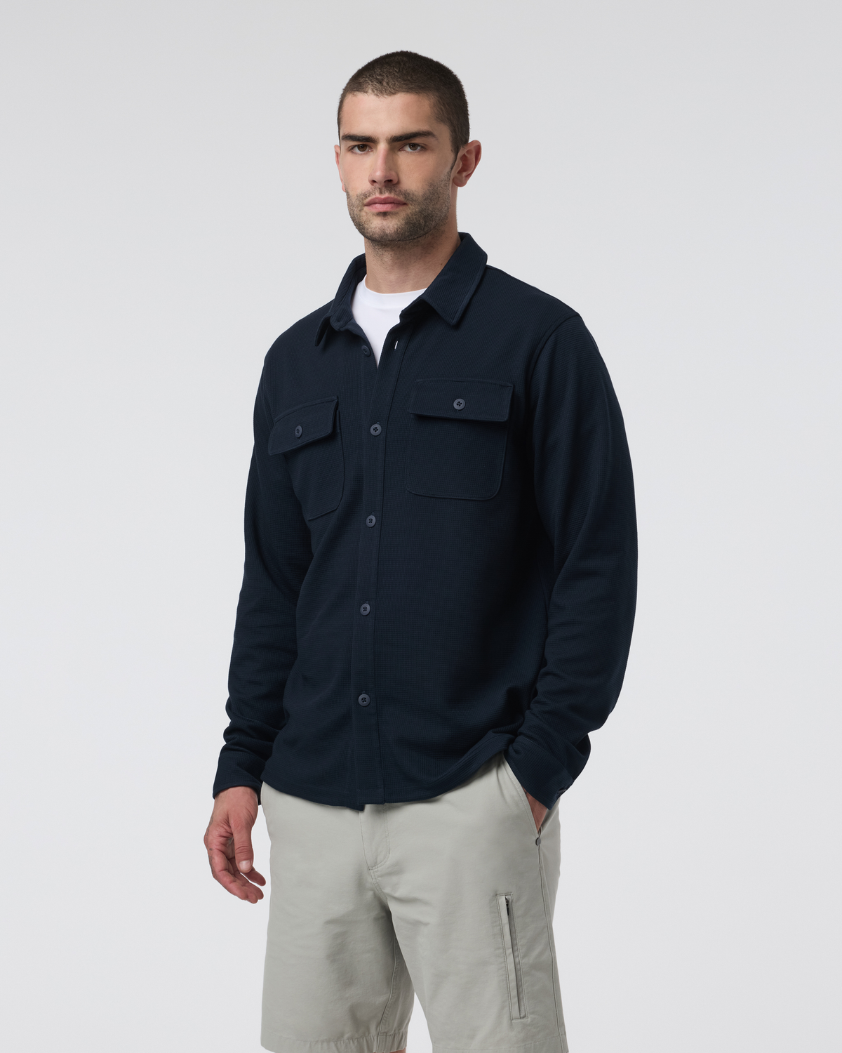 Waffle Shirt Jacket - US 5003