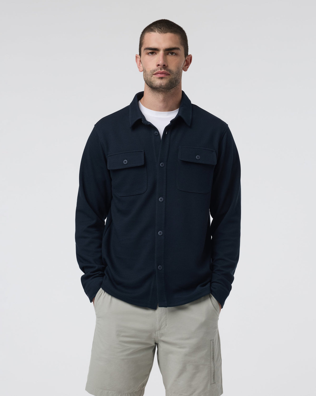Waffle Shirt Jacket - US 5003