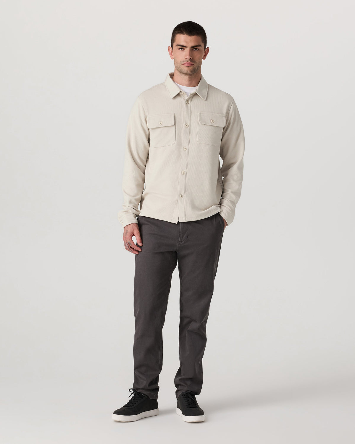 Waffle Shirt Jacket - US 7191