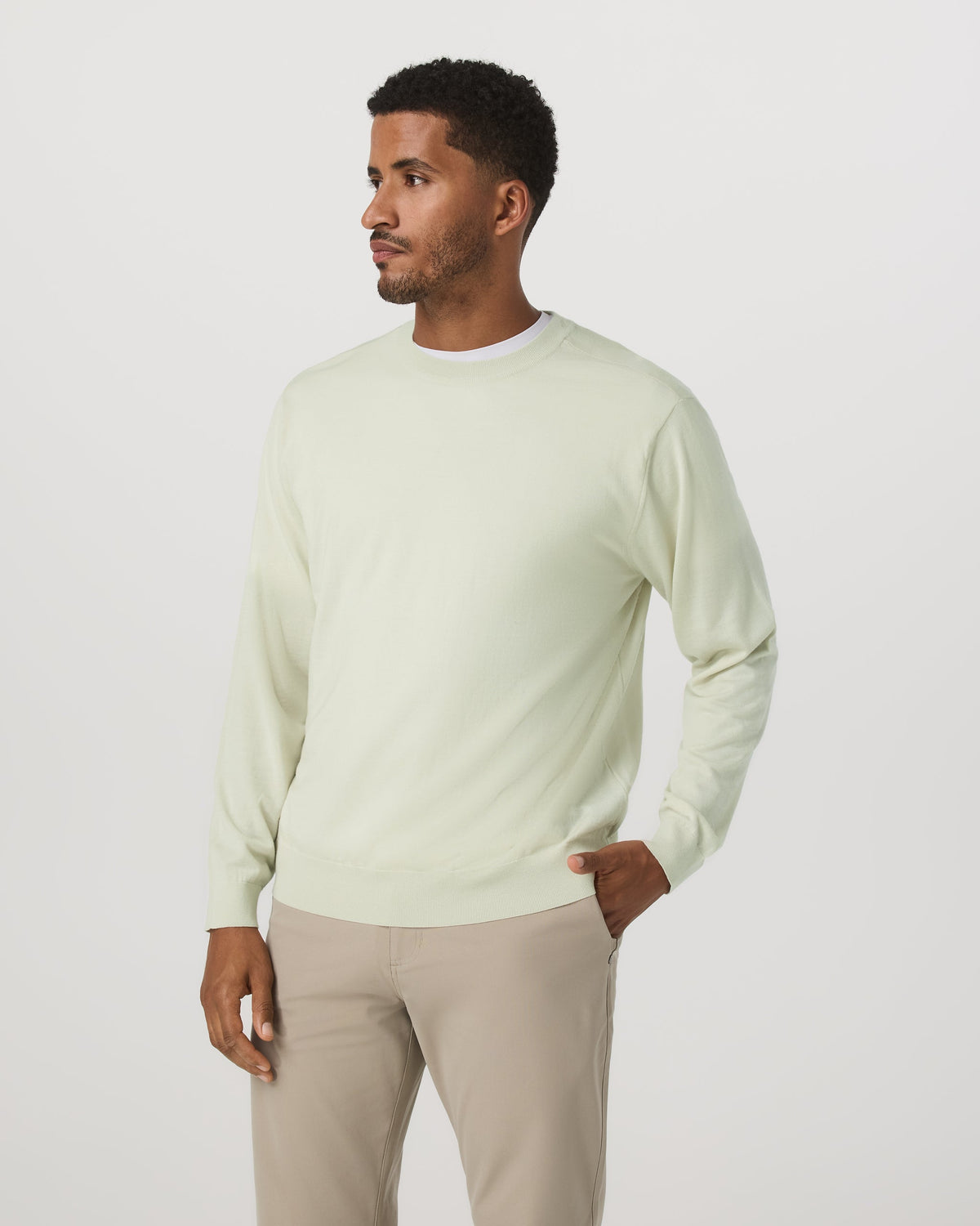 Merino Fine Gauge Wool Sweater - US 3016