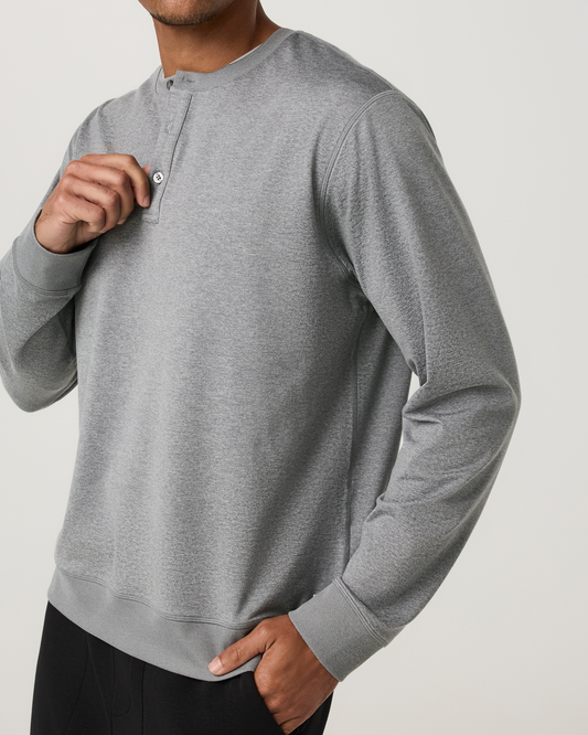 Long Sleeve Coronado Henley - Relaxed Fit - US 4292