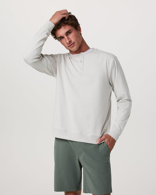 Long Sleeve Coronado Henley - Relaxed Fit - US 1117