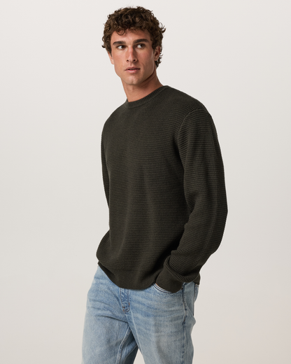 Denver Waffle Crew Sweater - US 3952