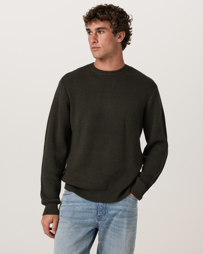 Denver Waffle Crew Sweater - US 3952