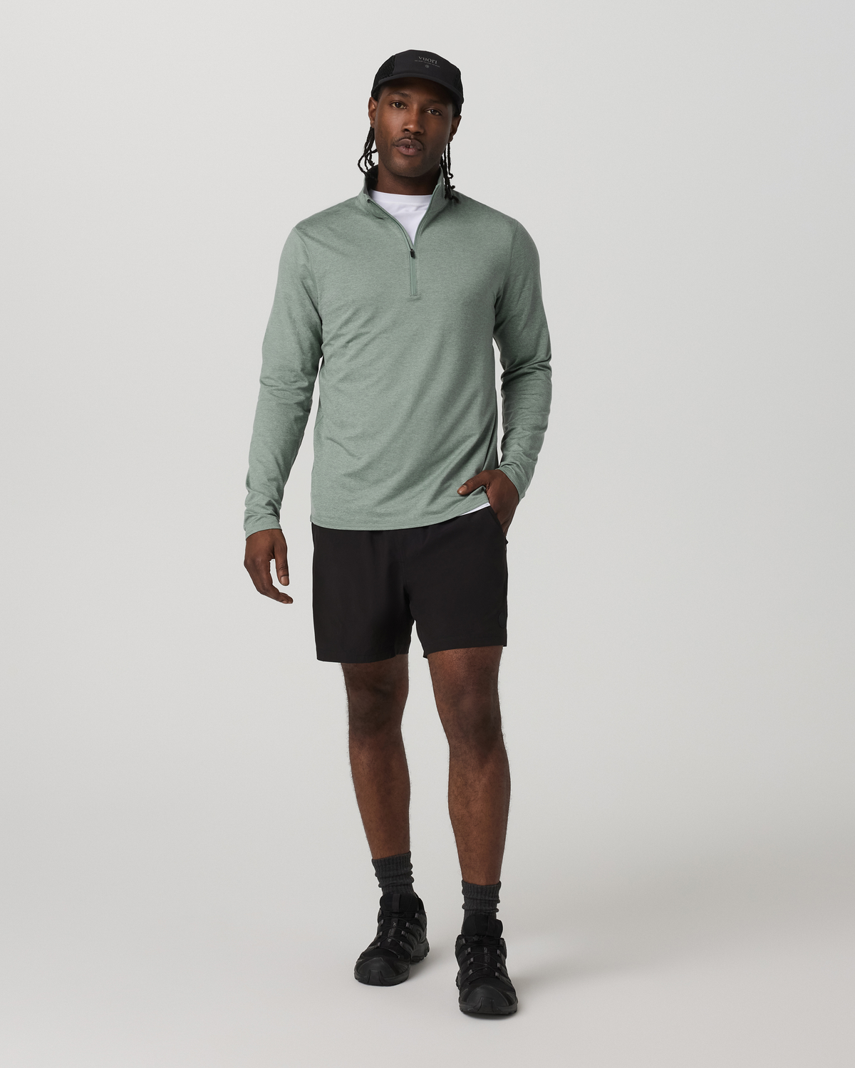 Ponto Half Zip Mock Neck - US 0608