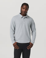 Long Sleeve Waffle Polo - US 7777